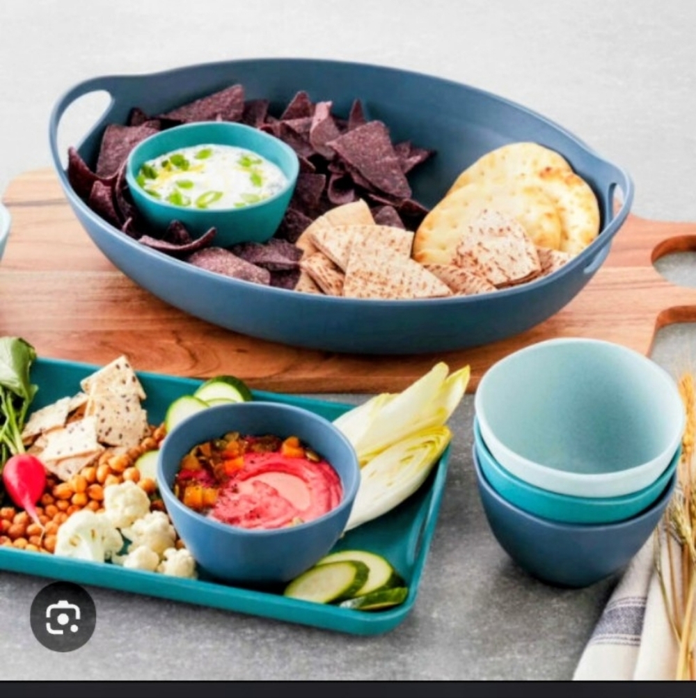 Members Mark 8 - Piece Wheat Straw Serve Ware